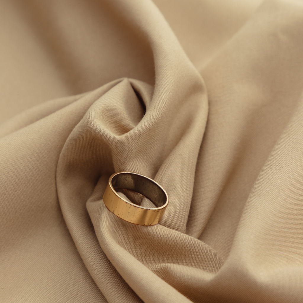 Classic Matte Gold Band Ring
