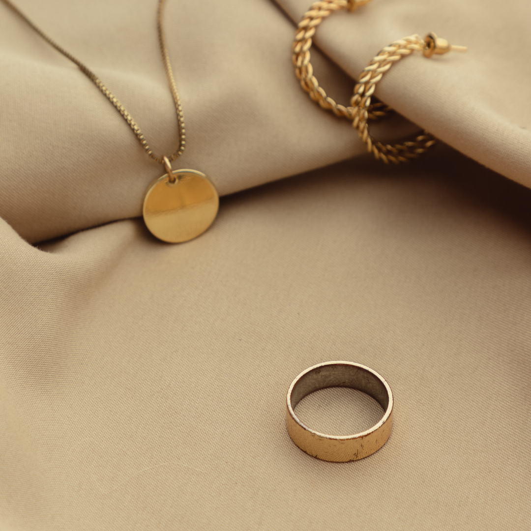 Classic Matte Gold Band Ring