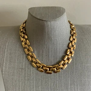 Chunky Gold Link Chain Necklace
